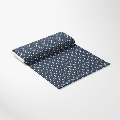 Navy and Gold Celebration Pattern 11 Quilting Cotton Fabric