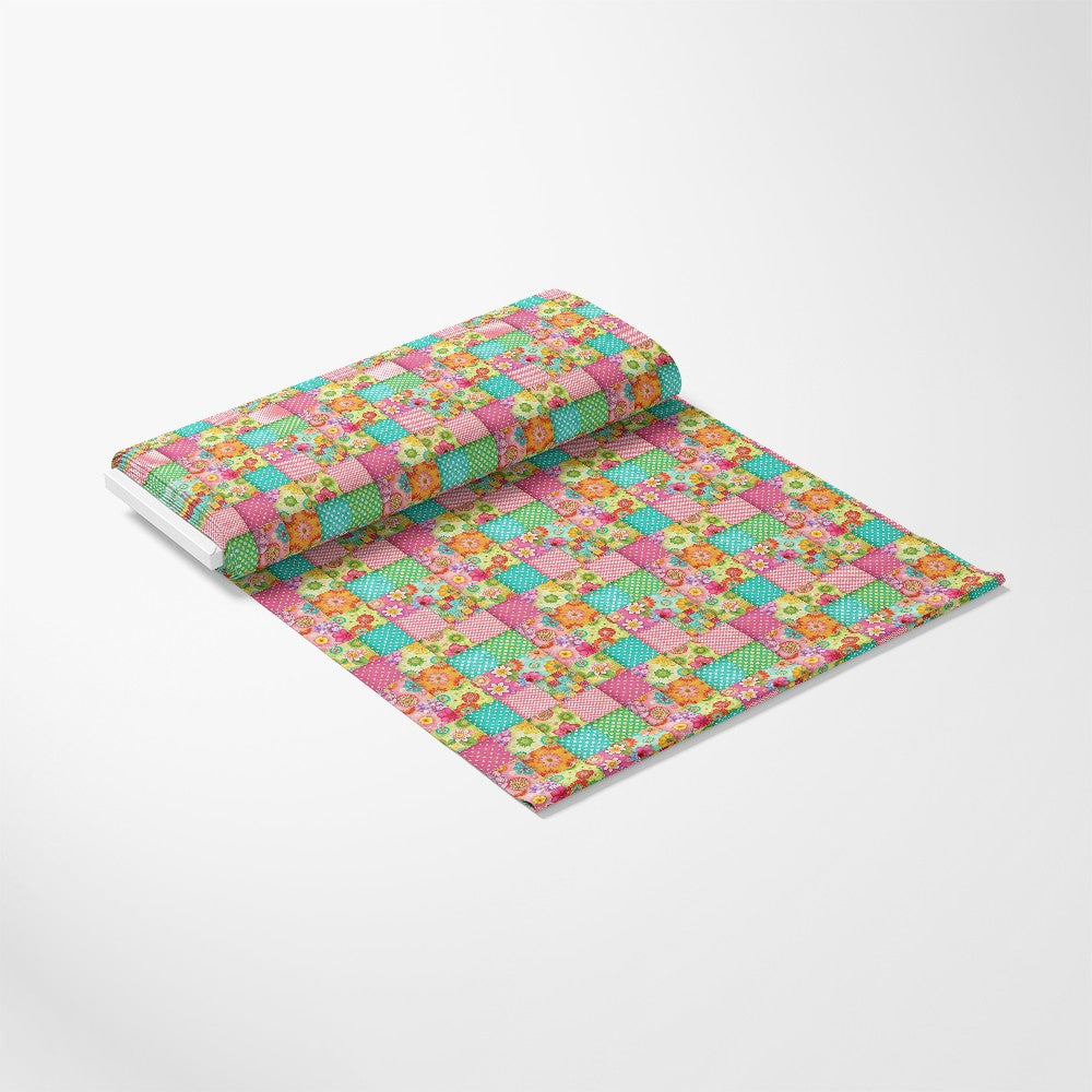 Spring Patchwork Pattern 26 Quilting Cotton Fabric
