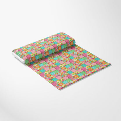 Spring Patchwork Pattern 26 Quilting Cotton Fabric