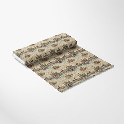 Vintage World Scrolls Pattern 3 Quilting Cotton Fabric