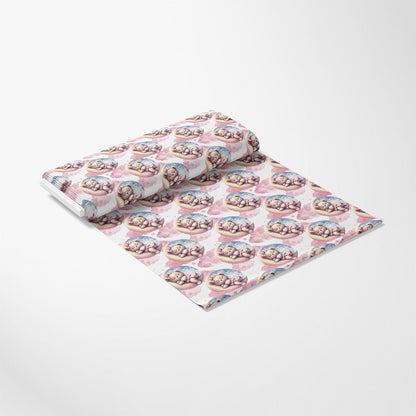 Pink Night Time Teddy Bears Pattern 4 Quilting Cotton Fabric
