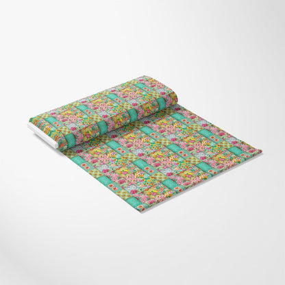 Spring Patchwork Pattern 8 Quilting Cotton Fabric