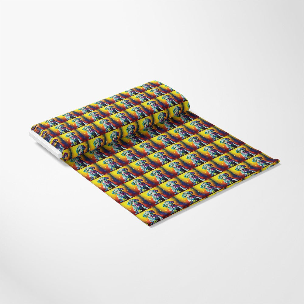 Colorful Animals and Plants Pattern 2 Quilting Cotton Fabric
