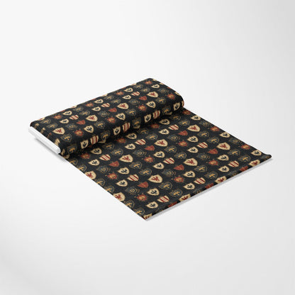 Rustic German Banners and Shields Pattern 2 Quilting Cotton Fabric