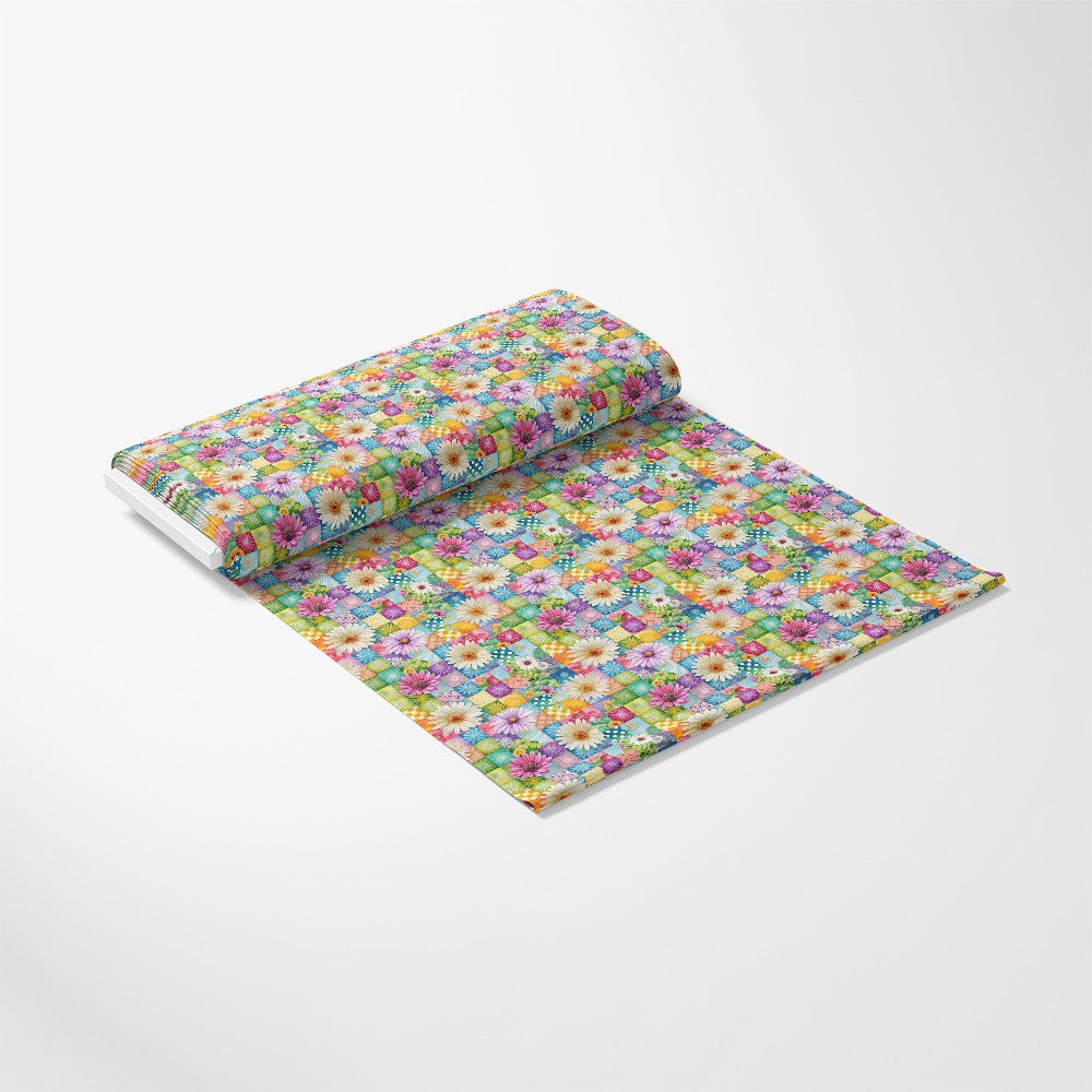 Spring Patchwork Pattern 31 Quilting Cotton Fabric