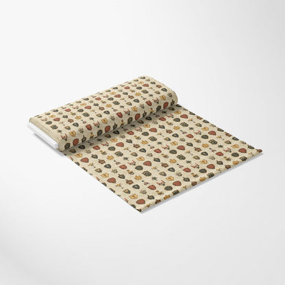 Rustic German Banners and Shields Pattern 9 Quilting Cotton Fabric