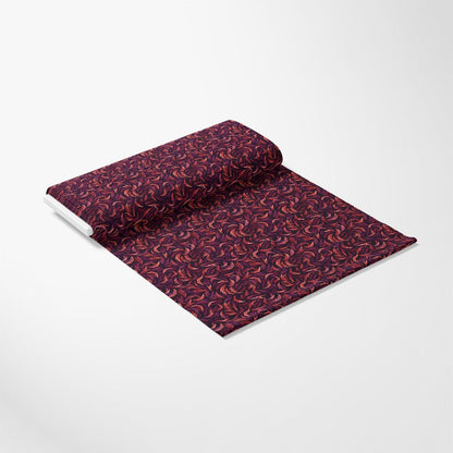 Burgundy Abstract Pattern 15 Quilting Cotton Fabric