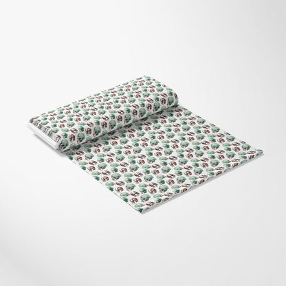 Watercolor Football Pattern 1 Quilting Cotton Fabric