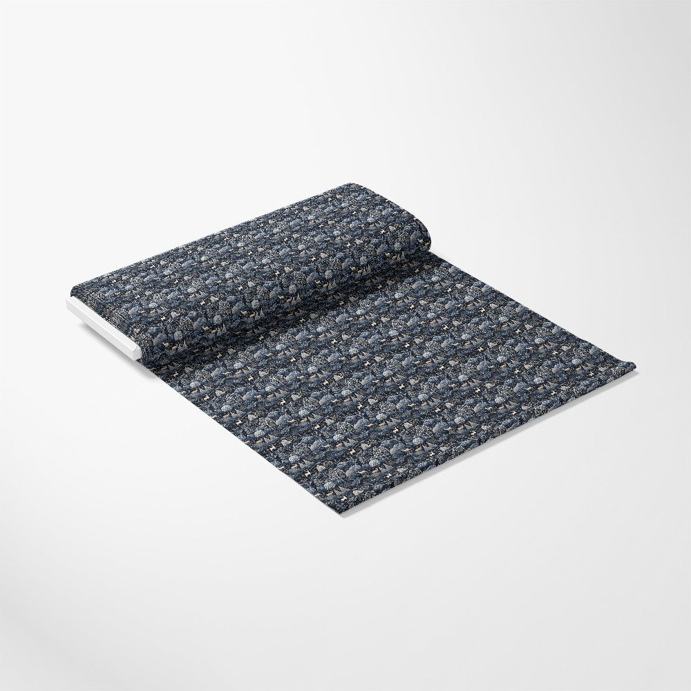 Delft Blue Winter Pattern 6 Quilting Cotton Fabric