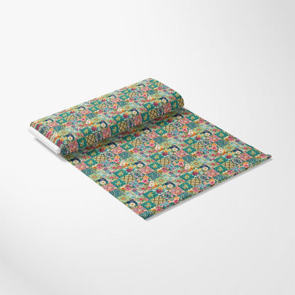 Spring Patchwork Pattern 4 Quilting Cotton Fabric