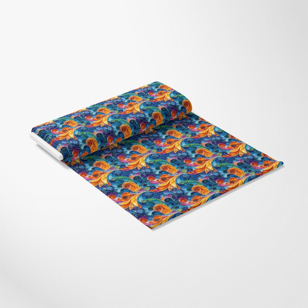 Abstract Paper Quilling Pattern 1 Quilting Cotton Fabric