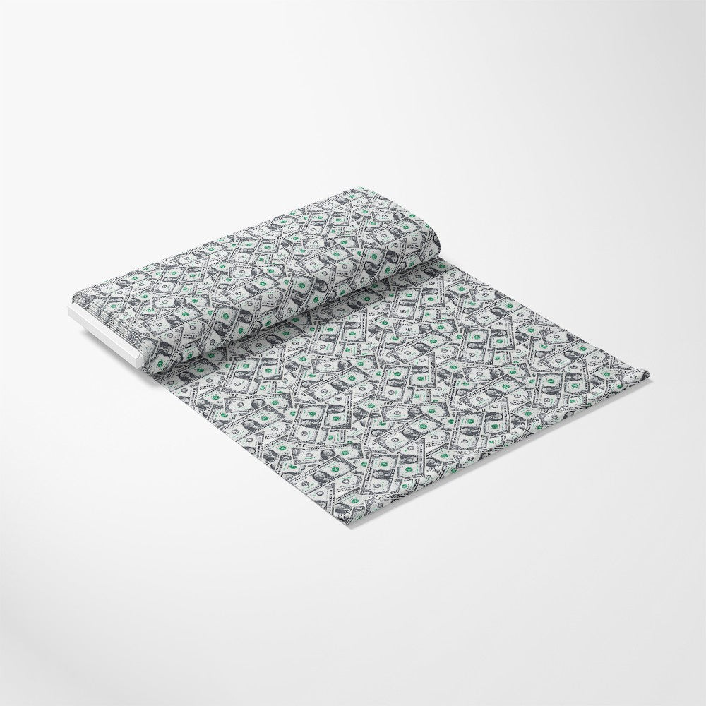 One Dollar Bill Pattern 1 Quilting Cotton Fabric
