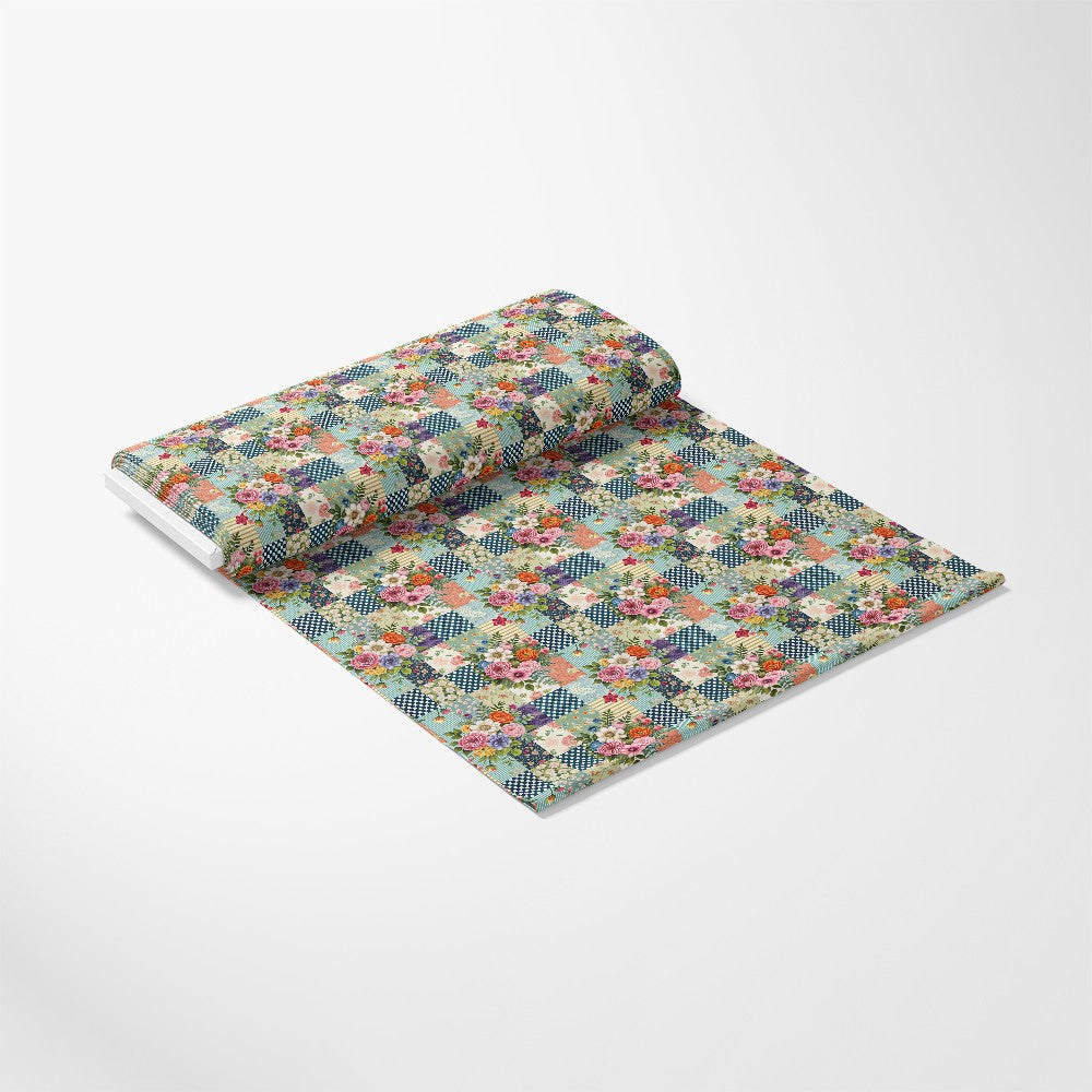 Spring Patchwork Pattern 20 Quilting Cotton Fabric