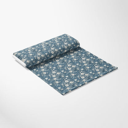 Vintage Farmhouse Blue Pattern 1 Quilting Cotton Fabric