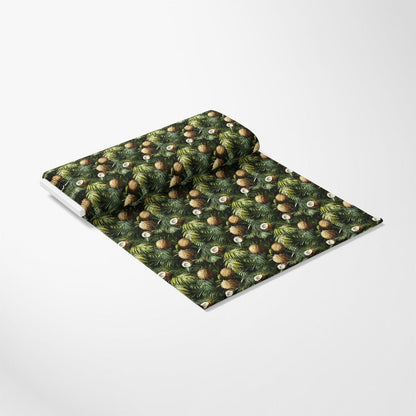 Coconut Jungle Leaves Pattern 12 Quilting Cotton Fabric