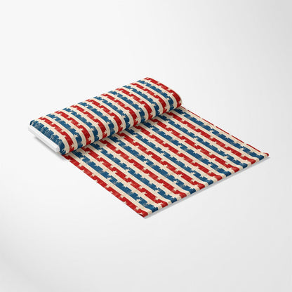 Distressed Patriotic Pattern 9 Quilting Cotton Fabric