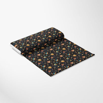 Planets and Stars Pattern 4 Quilting Cotton Fabric