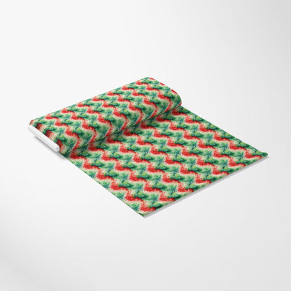 Watercolor Christmas Swirls Pattern 9 Quilting Cotton Fabric