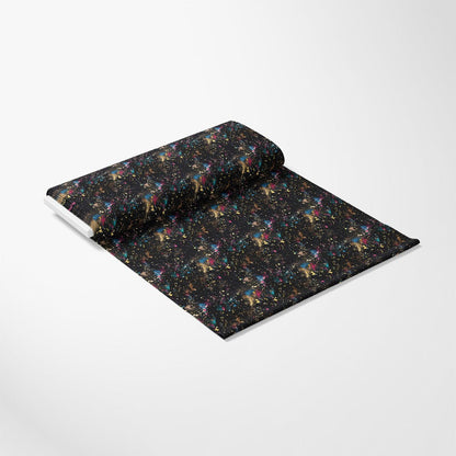 Glitter Paint Splatter Pattern 9 Quilting Cotton Fabric
