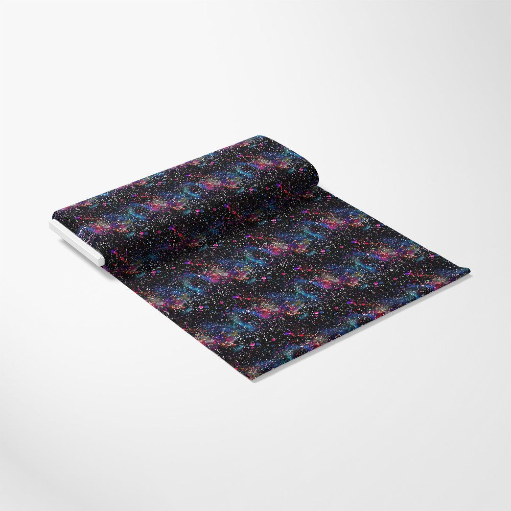 Glitter Paint Splatter Pattern 6 Quilting Cotton Fabric