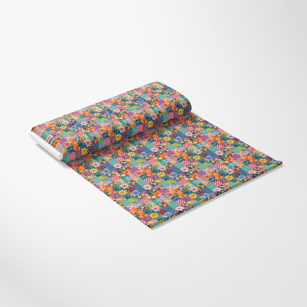 Spring Patchwork Pattern 15 Quilting Cotton Fabric