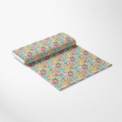 Spring Patchwork Pattern 11 Quilting Cotton Fabric