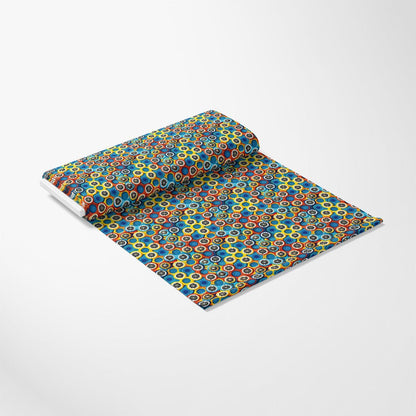 Colorful Fidget Spinner Pattern 4 Quilting Cotton Fabric