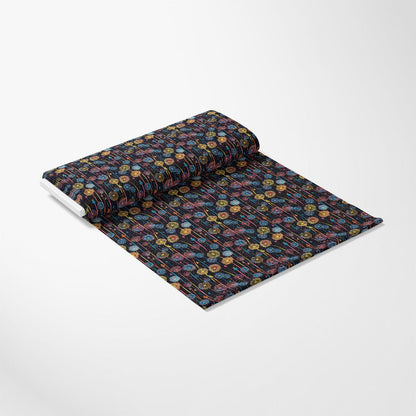 Midnight Dandelions Pattern 1 Quilting Cotton Fabric