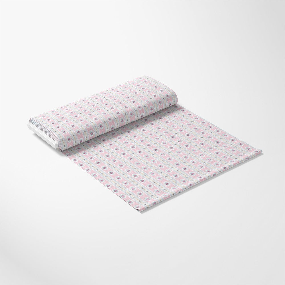 Pink Tea Party Pattern 12 Quilting Cotton Fabric