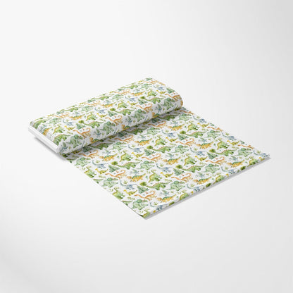 Watercolor Dinosaurs Pattern 10 Quilting Cotton Fabric