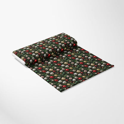 Realistic Christmas Ornaments Pattern 11 Quilting Cotton Fabric