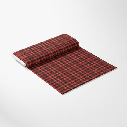 Classic Red and Black Buffalo Plaid Pattern 6 Quilting Cotton Fabric