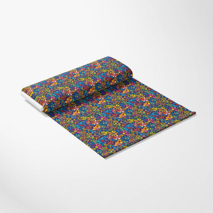 Rainbow Hippie Flowers Pattern 4 Quilting Cotton Fabric