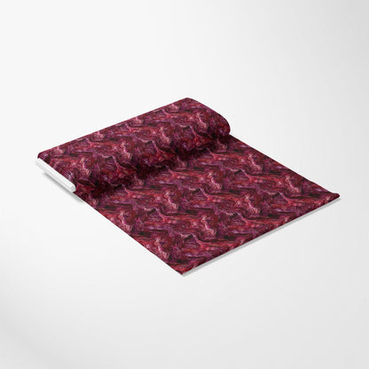Burgundy  Abstract Pattern 3 Quilting Cotton Fabric
