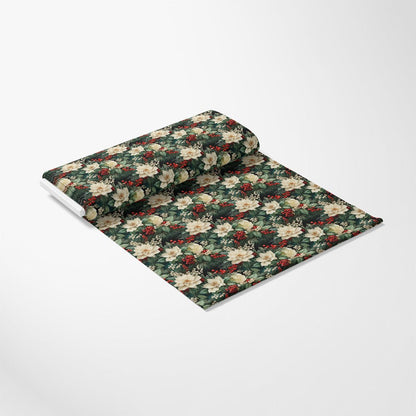 Christmas Florals Pattern 3 Quilting Cotton Fabric