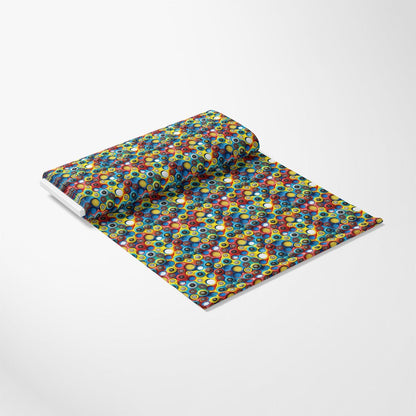Colorful Fidget Spinner Pattern 6 Quilting Cotton Fabric