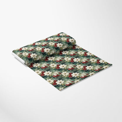 Christmas Florals Pattern 15 Quilting Cotton Fabric