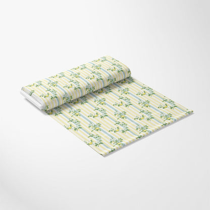 Lemon Floral Shabby Chic Pattern 9 Quilting Cotton Fabric