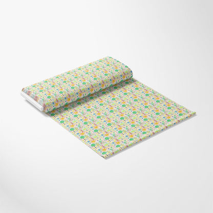 Child Crayon Drawing Pattern 2 Quilting Cotton Fabric