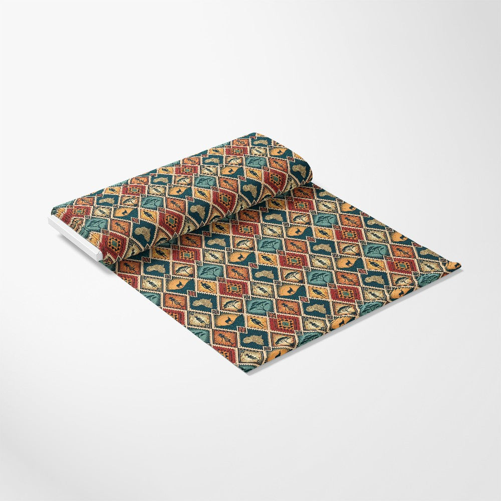 African Tribal Pattern 1 Quilting Cotton Fabric