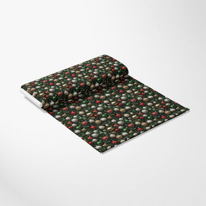 Realistic Christmas Ornaments Pattern 7 Quilting Cotton Fabric