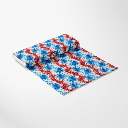 Patriotic Tie-Dye Pattern 3 Quilting Cotton Fabric