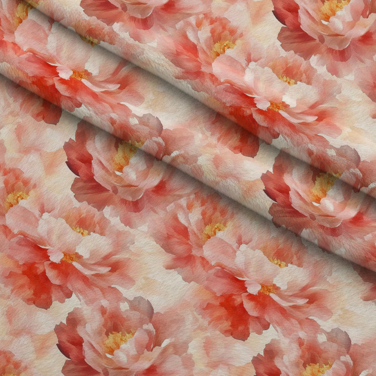 Peach Petal Glow Pattern 11 Minky Fabric