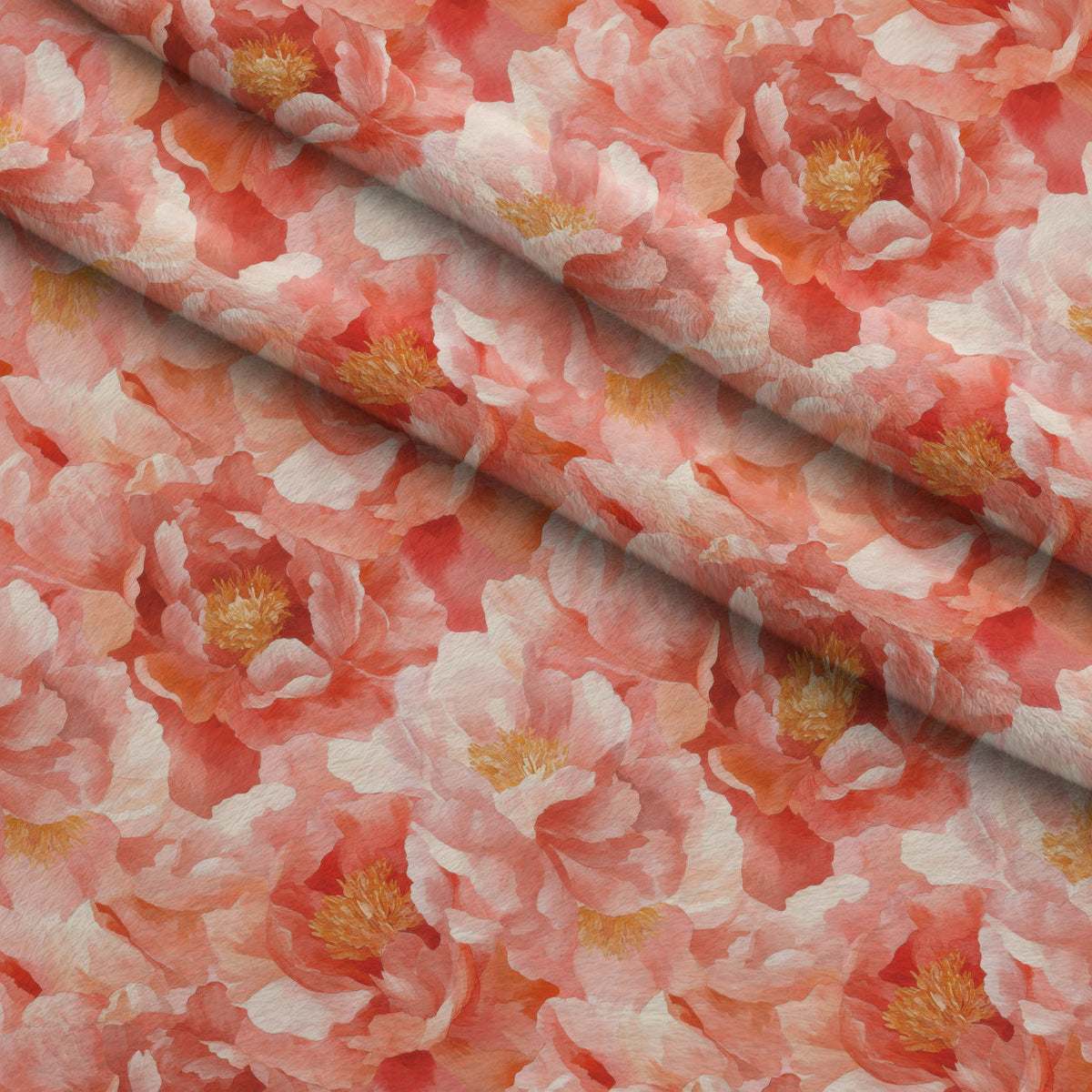 Peach Petal Glow Pattern 4 Minky Fabric
