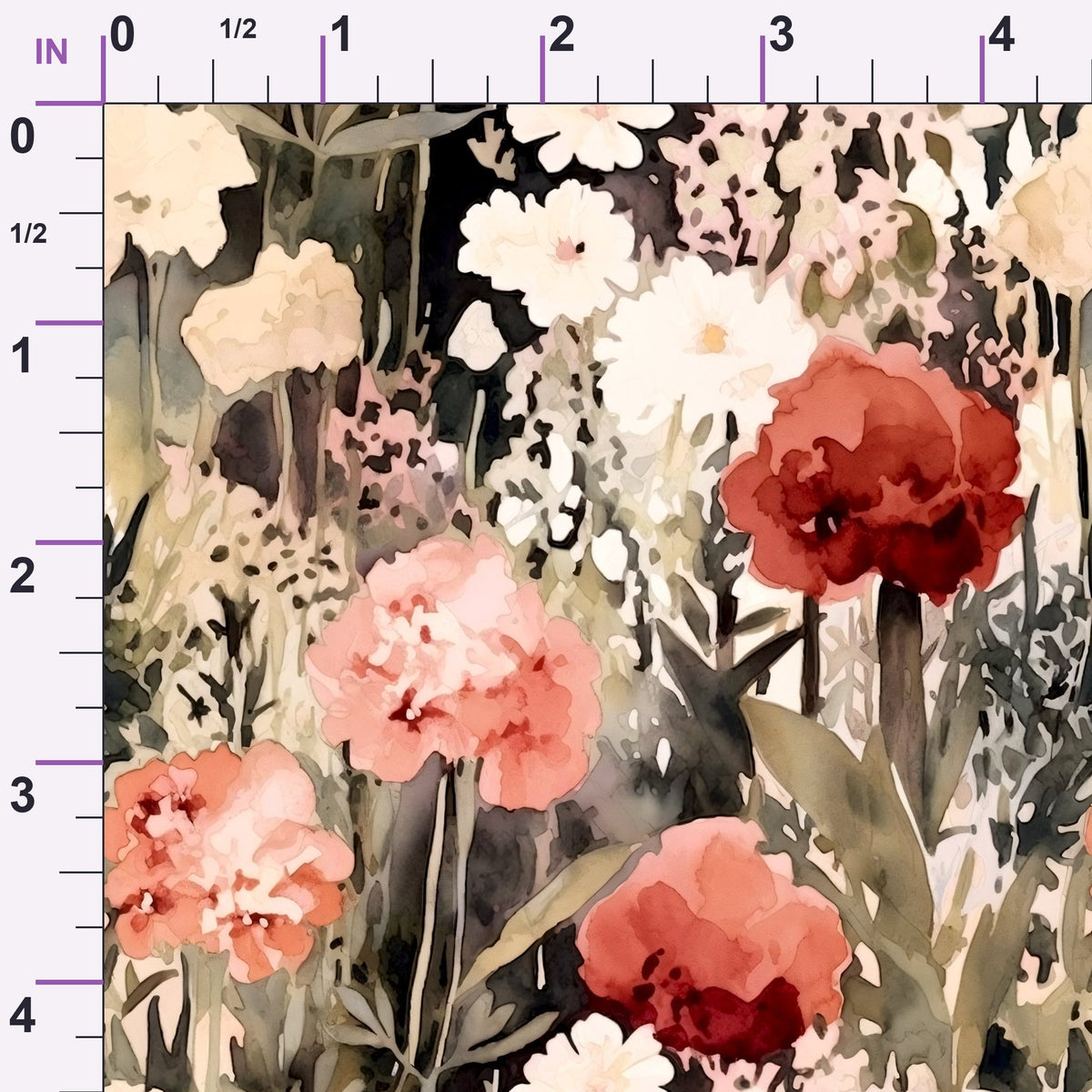 Peach Petal Wash Pattern 10 Minky Fabric