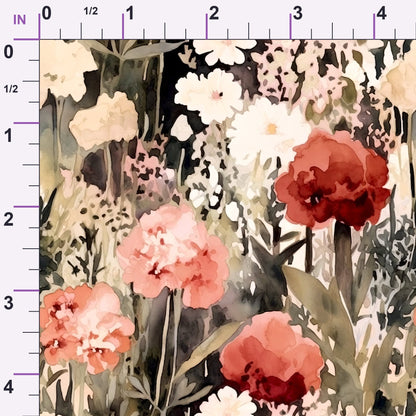 Peach Petal Wash Pattern 10 Minky Fabric