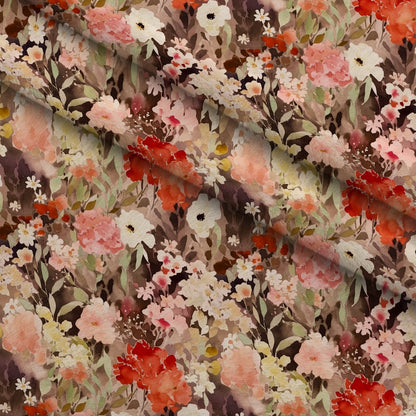 Peach Petal Wash Pattern 17 Minky Fabric