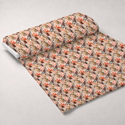 Peach Petal Wash Pattern 19 Minky Fabric