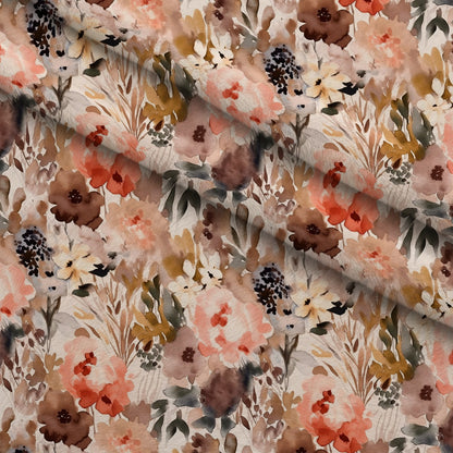 Peach Petal Wash Pattern 19 Minky Fabric