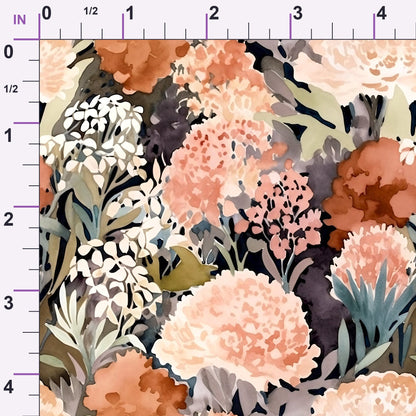 Peach Petal Wash Pattern 6 Minky Fabric